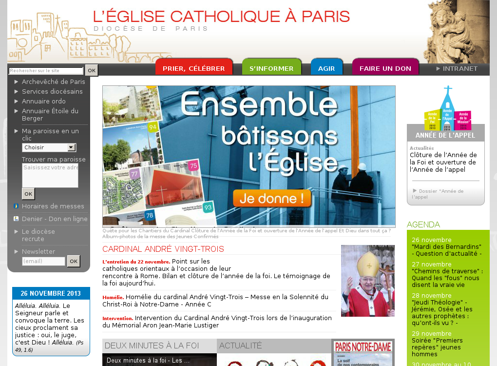 Diocèse de Paris - L’Église catholique à Paris
