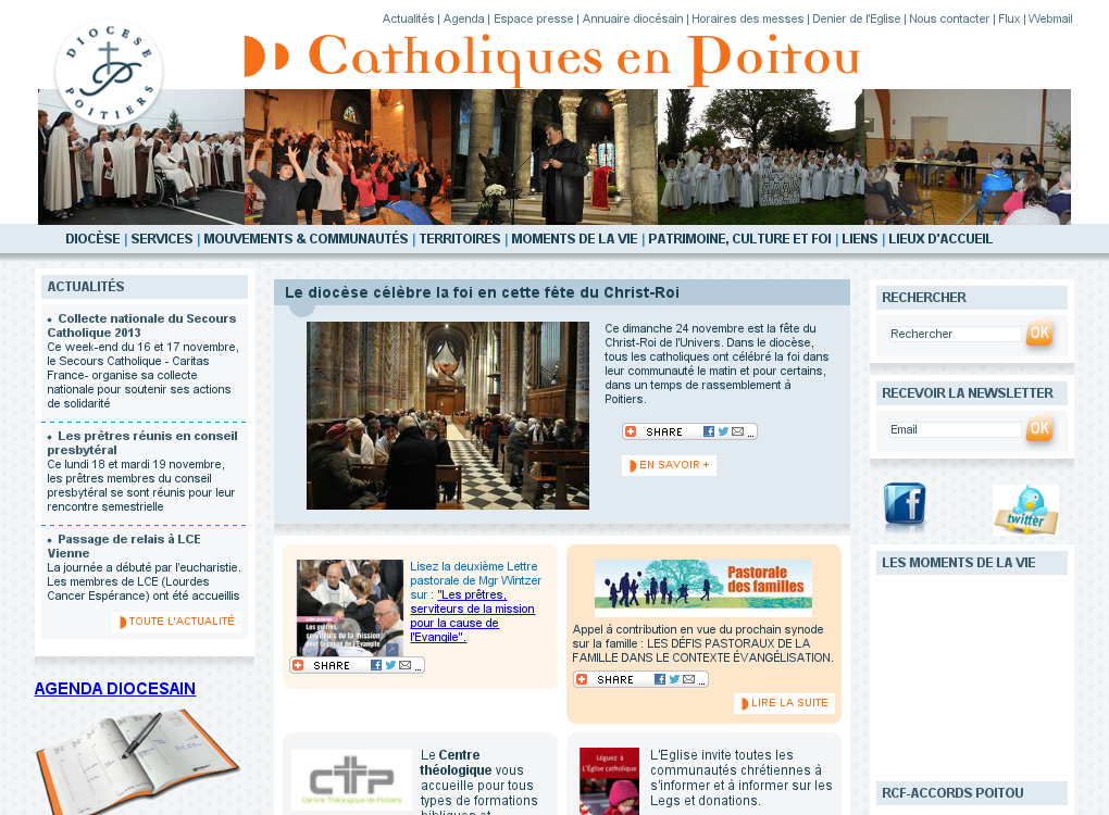 Bienvenue sur la page d'accueil - Diocèse Poitiers
