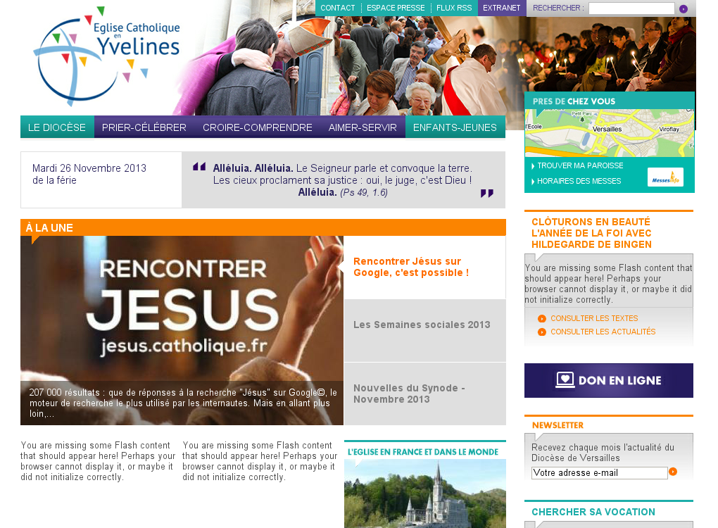 Diocese de Versailles | L'église catholique des Yvelines
